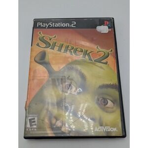 Shrek 2 Sony PlayStation 2 PS2 Game Activision SLUS 20745 NTSC U/C Black Label